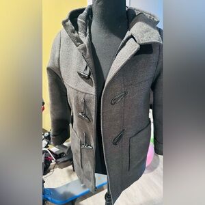 Rothschild Charcoal Toggle Pea Coat